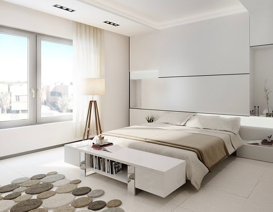 diseño minimalista dormitorio